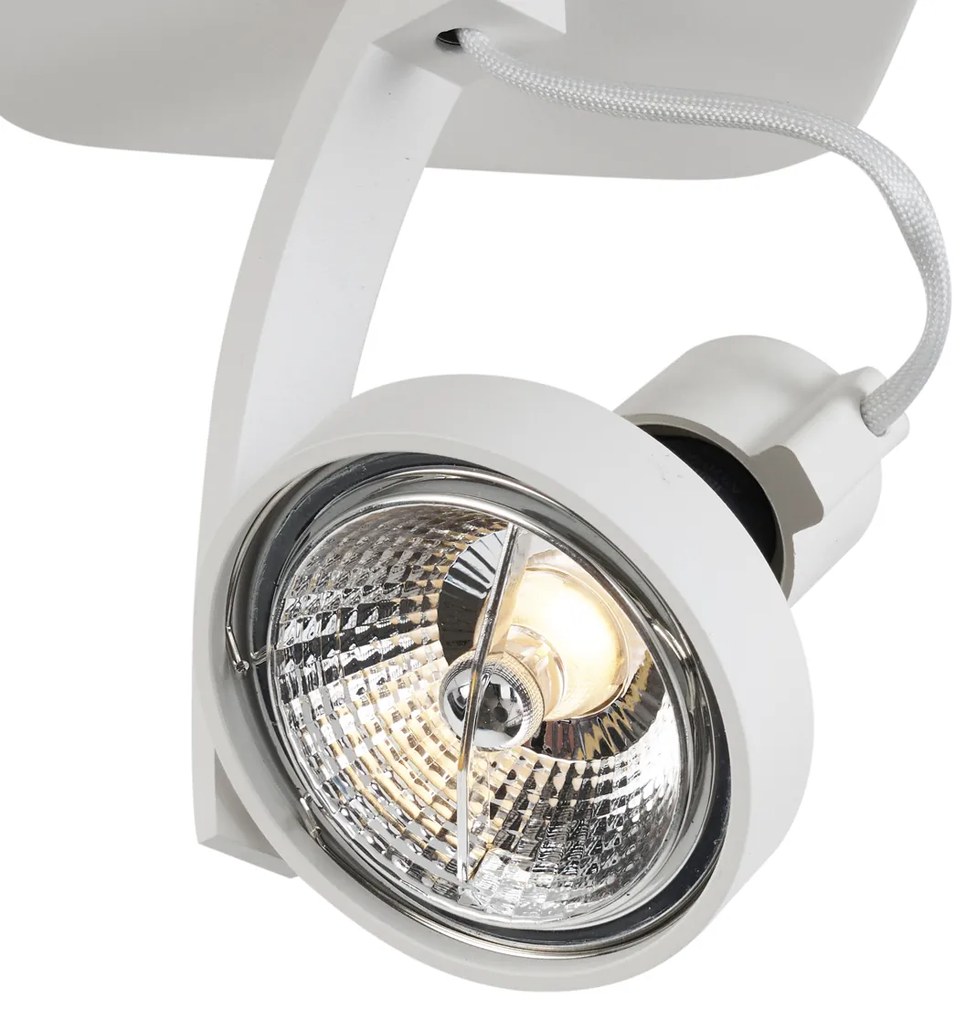 Foco de teto de design branco GU10 70mm giratório e inclinável - Vo Design