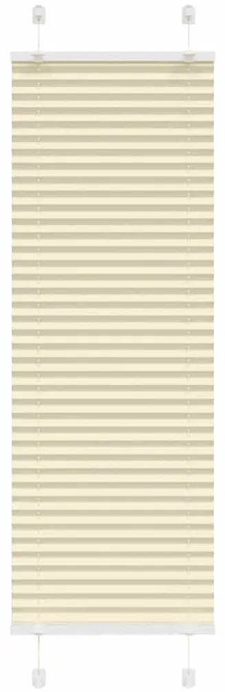 Creme Plissada Cega 50x150 cm Largura Tecido 49,4 cm Poliéster