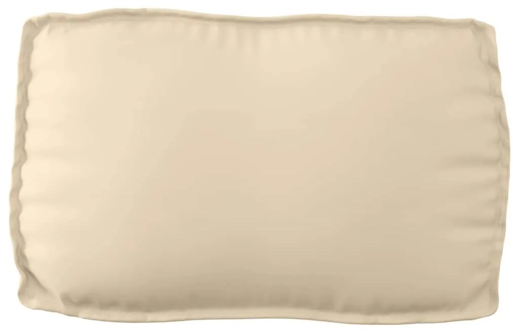 Cojin de Pallet para Encosto Bege 70x40x12 cm Tecido Oxford