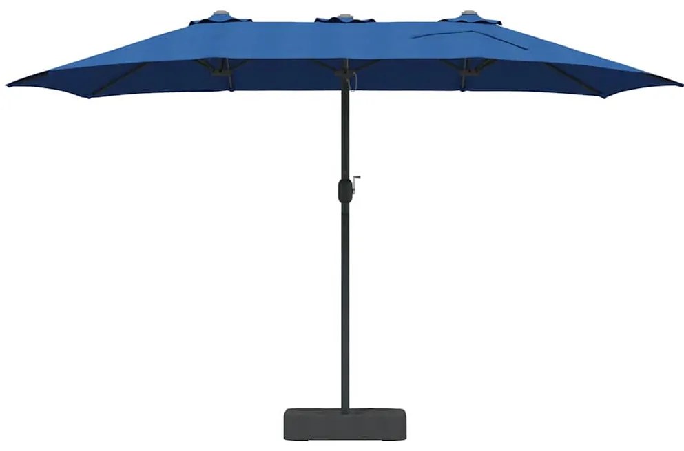 Guarda-sol de Jardim Azul 385 x 209 x 244 cm tecido