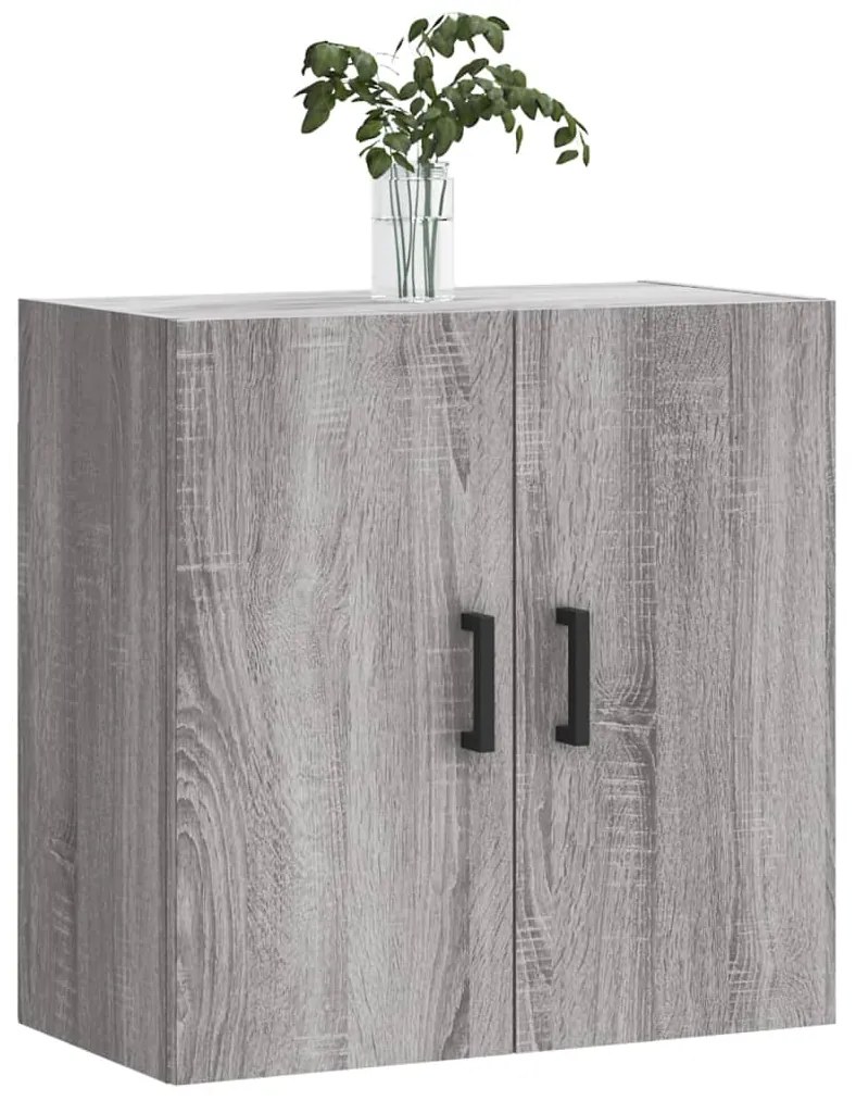 Armário de parede 60x31x60 cm derivados madeira cinzento sonoma