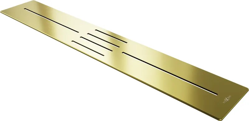 Mexen Toro cobertura para base de duche 130-160 cm, dourada - 43920050