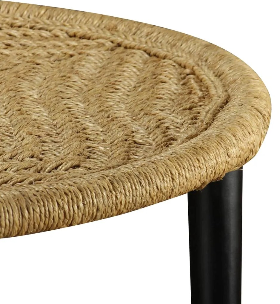 Conjunto de mesas de centro 2 pcs juta natural