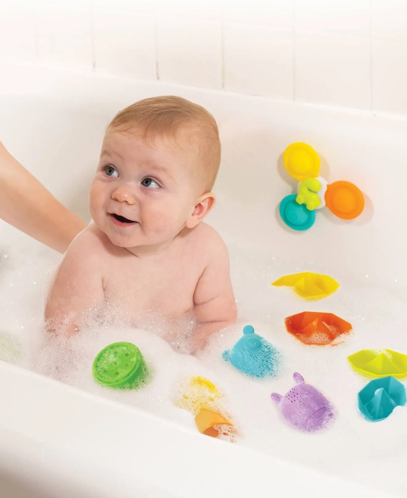 Conjunto de Banho em silicone Infantino multicolor