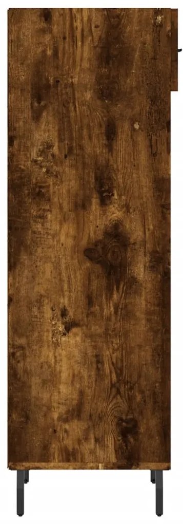 Sapateira 30x35x105 cm derivados de madeira carvalho fumado