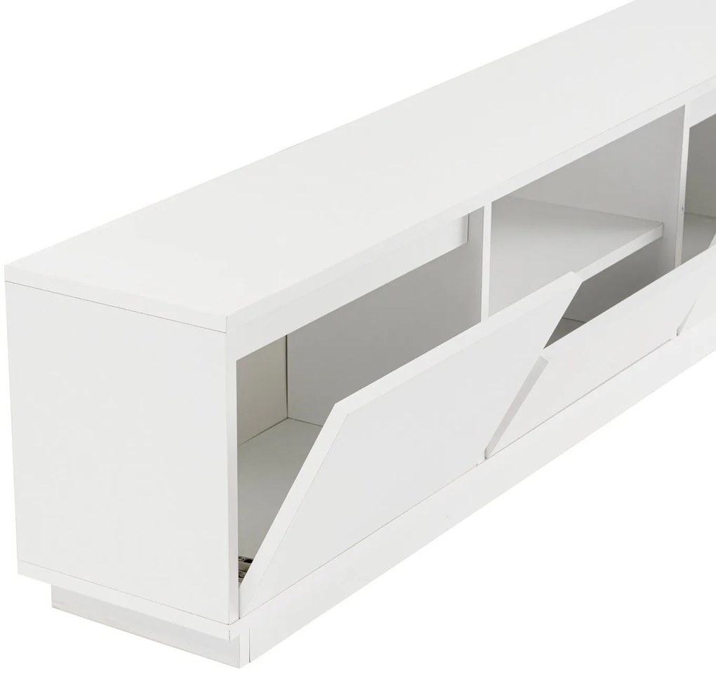 Móvel para TV Vanguard – Branco Natural – 160x42x29,5 cm