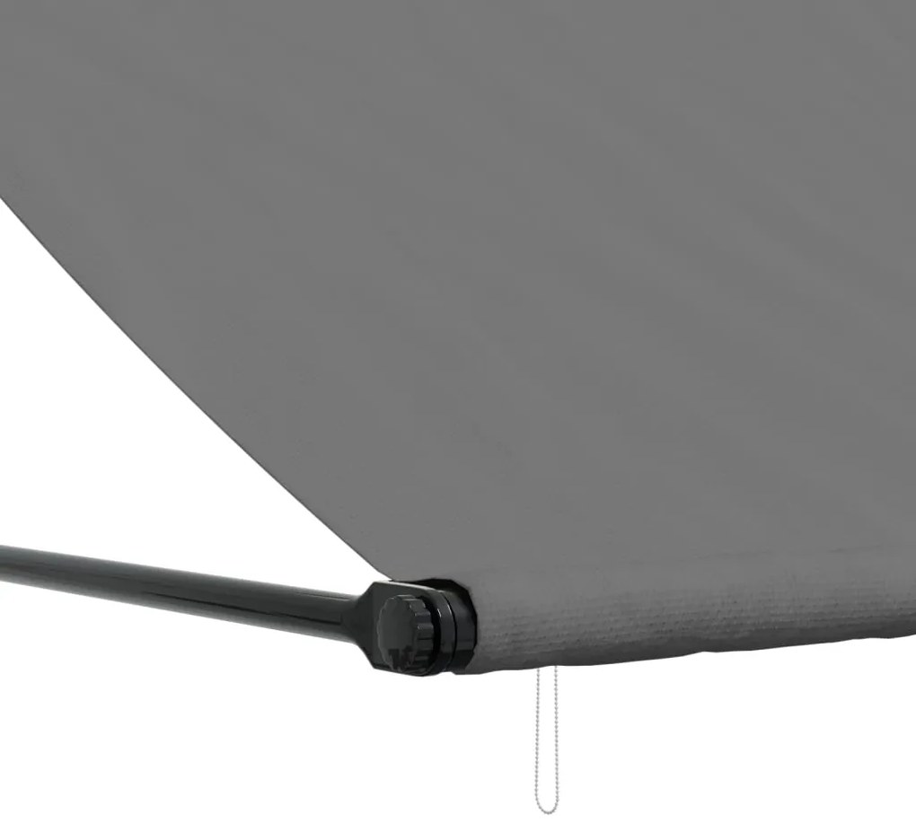 Toldo retrátil 200x150 cm tecido e aço antracite