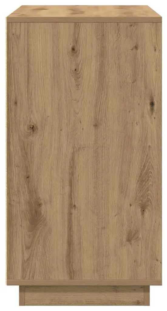 Estante vidaXL Artisan Carvalho 80x34x75 cm Madeira de engenharia