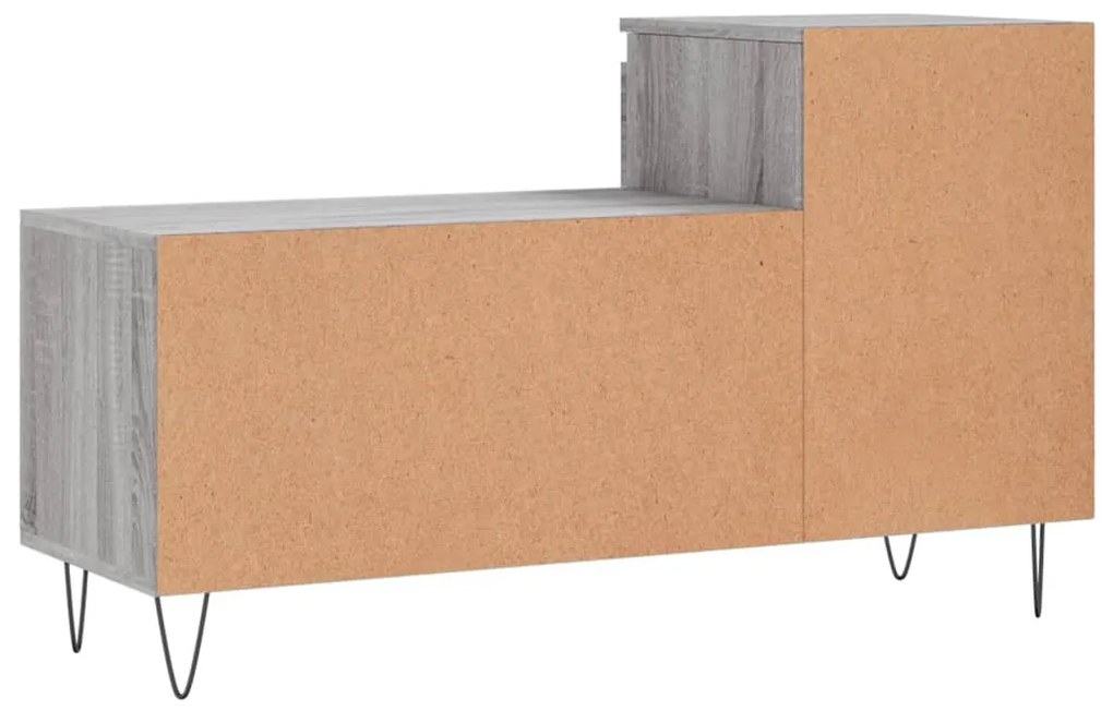Sapateira 102x36x60 cm derivados de madeira cinzento sonoma