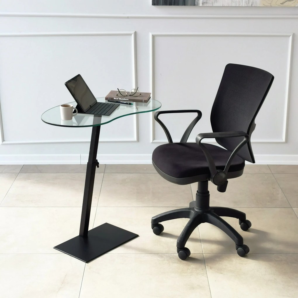 Mesa de Café Fagioli - Preta - 70cm x 75cm x 40cm