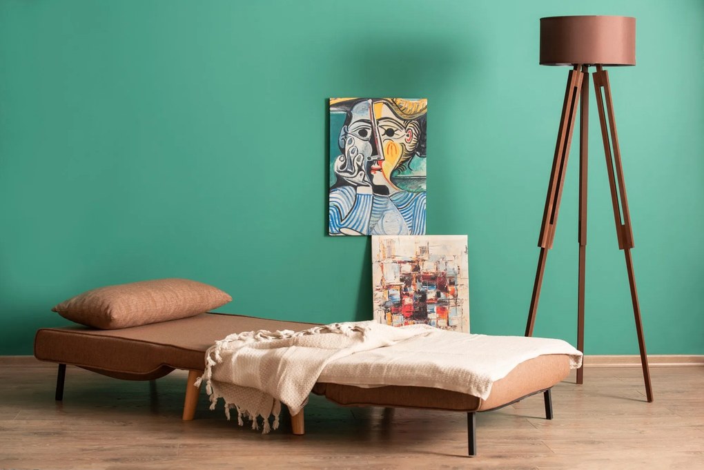 Sofá-Cama 1 Lugar Folde – Castanho – 180 x 80 cm