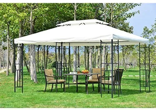 Gazebo para Terraço Jardim Pátio - Tipo Tenda Pavilhão para Festa - 3x4x2.65m