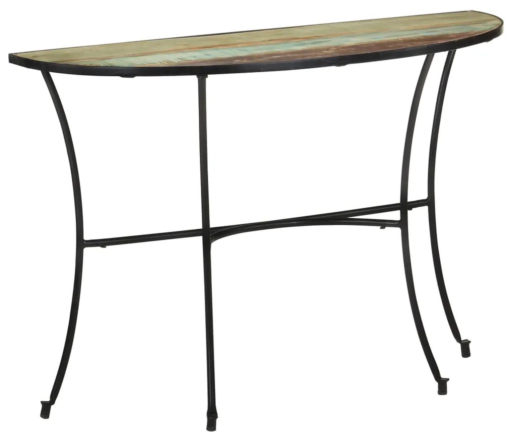 321949 vidaXL Mesa de apoio 110x40x77 cm madeira recuperada maciça