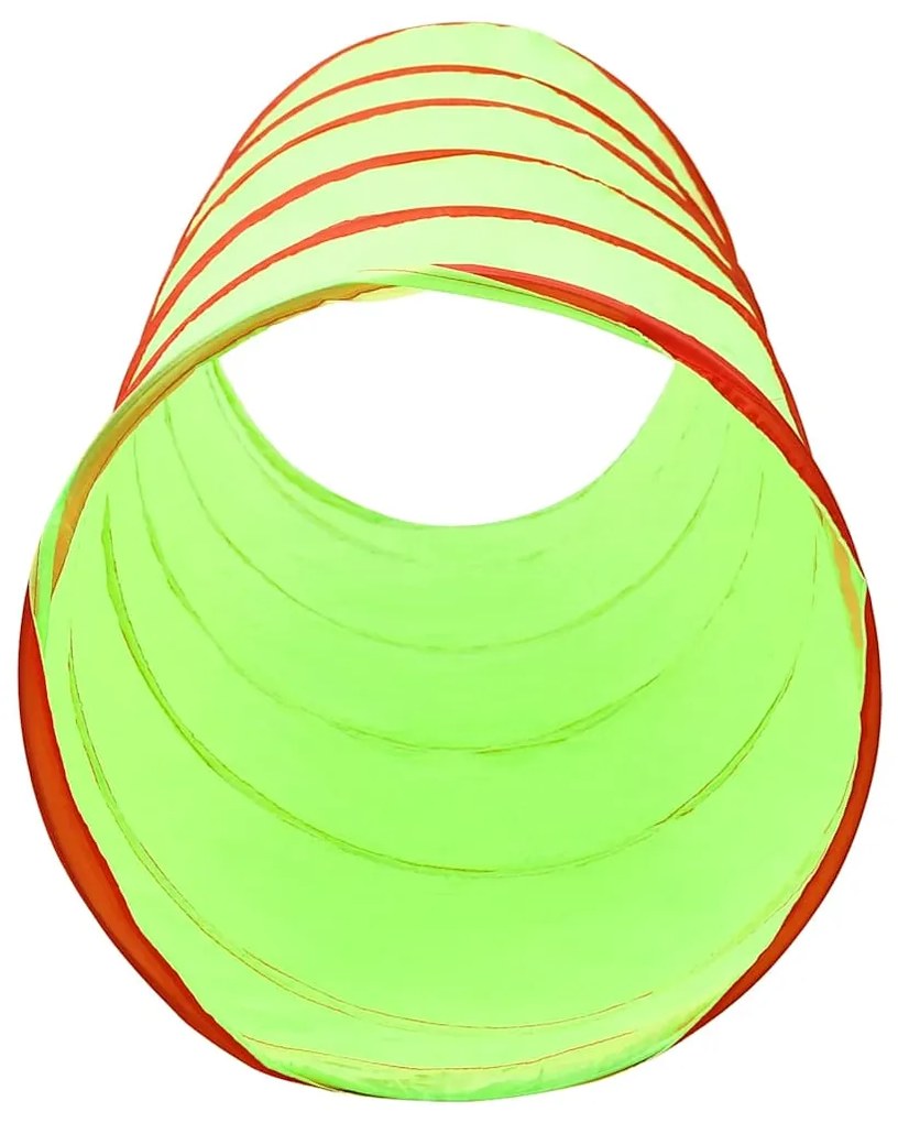 Túnel de brincar infantil 175 cm poliéster verde