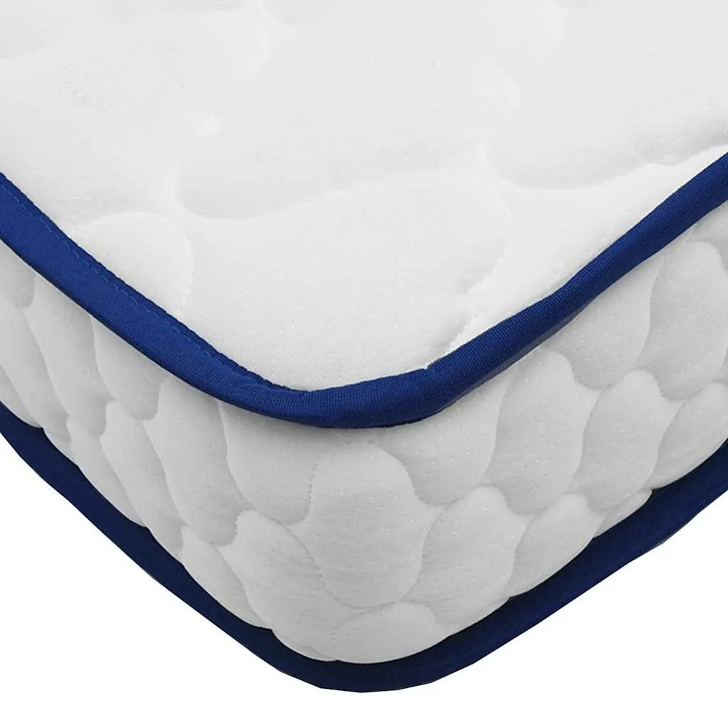 Colchão de espuma de memória 140x190x17 cm branco