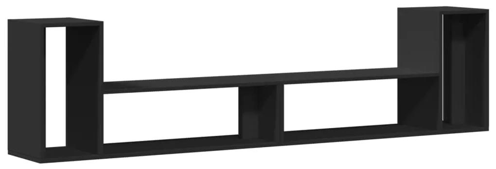 Móveis de TV 2 pcs 100x30x50 cm derivados de madeira preto