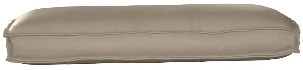 Capa de Palete pra Assento/Costas Taupe 120x50x12 cm em Tecido Oxford