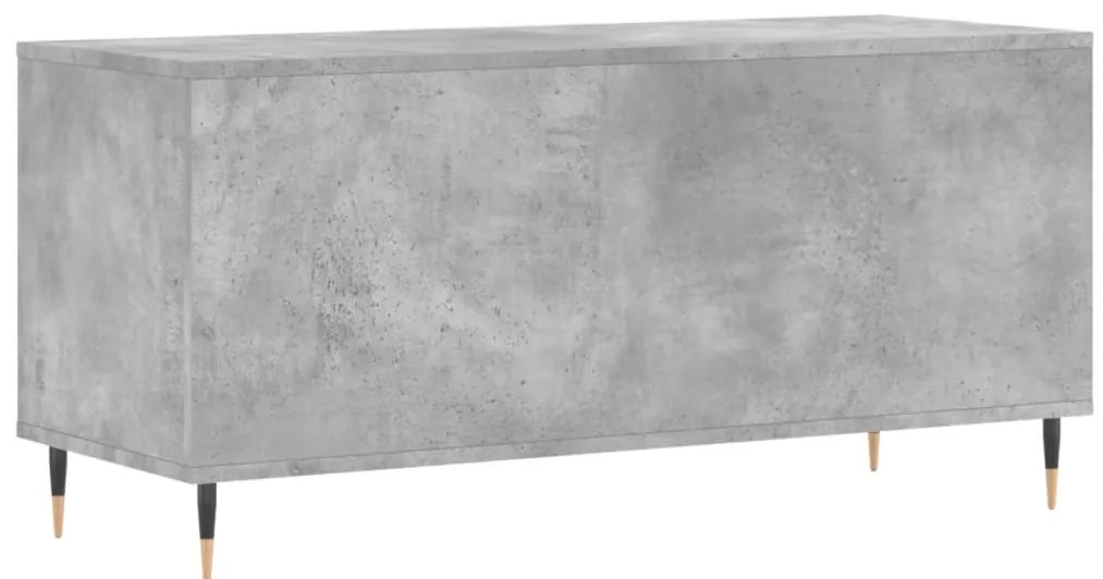 Armário p/ discos 100x38x48 cm deriv. madeira cinzento-cimento