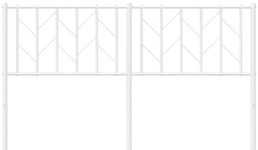 Cabeceira de cama 150 cm metal branco