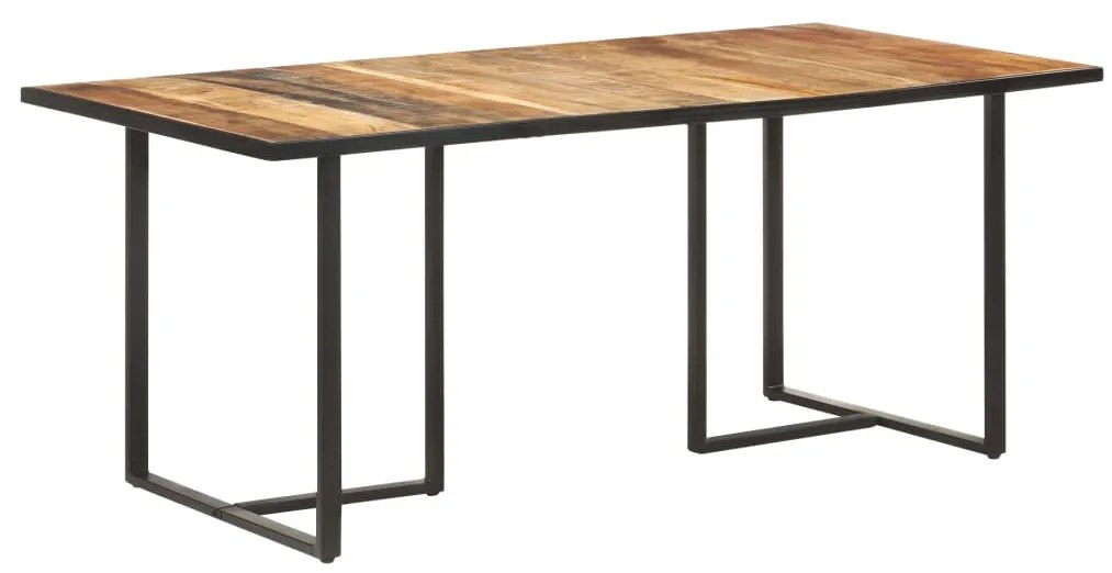 Mesa de jantar 180 cm madeira de mangueira áspera