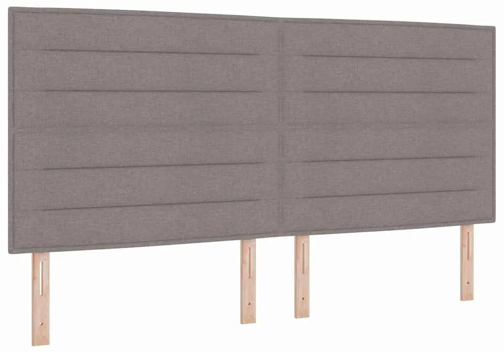 Cama vidaXL Taupe 200x200 cm Tecido