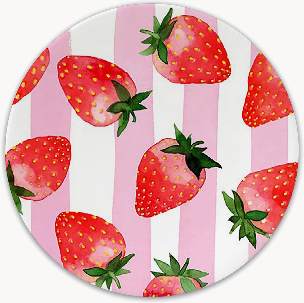 Prato de sobremesa Strawberry & Stripes