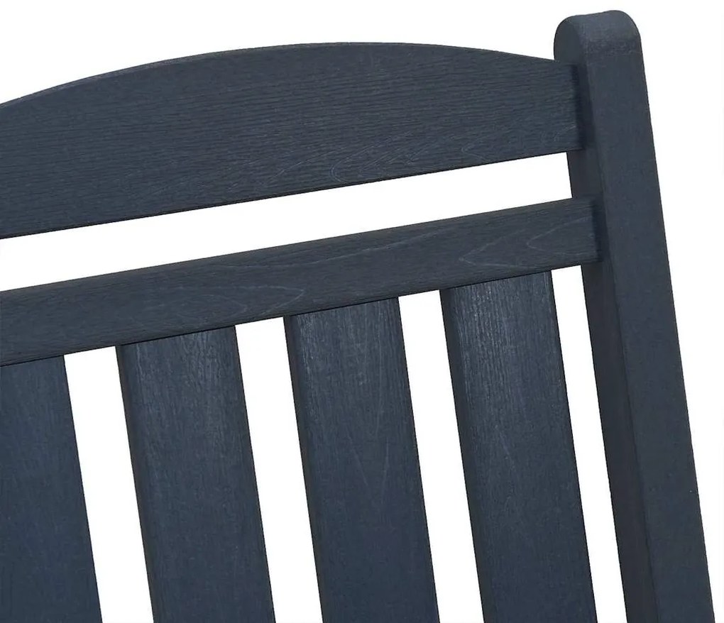 Cadeiras de Balanço vidaXL 2 pcs Azul-marinho 70x92x107.5 cm HDPE