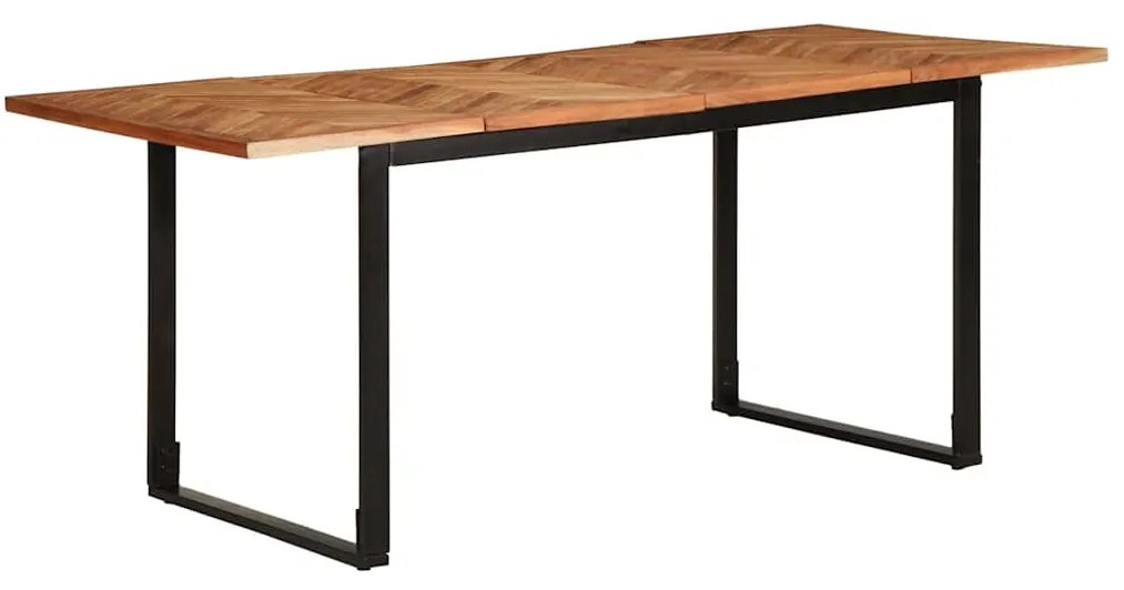 Mesa de jantar 180x90x75 cm madeira de acácia maciça