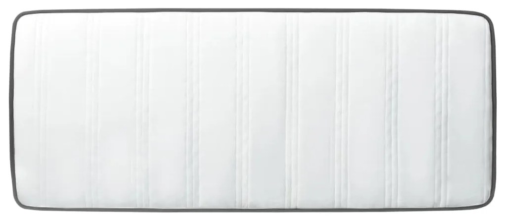 Cama boxspring 120x200 cm tecido cinzento-escuro