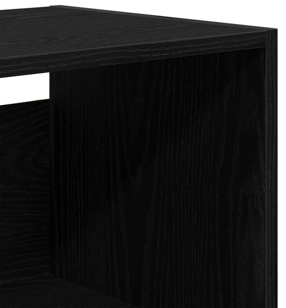 Highboard Carvalho Preto 69.5x34x180 cm Madeira Engenheirada