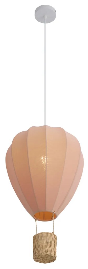 Candeeiro suspenso infantil rosa Balão de ar quente - Air Balloon Para crianças