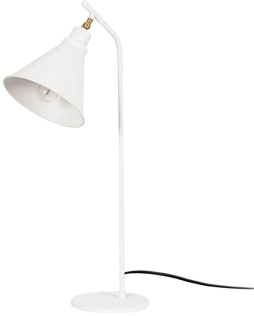 Candeeiro de Mesa Sivani – Branco – 28 cm de Diâmetro x 50 cm de Altur
