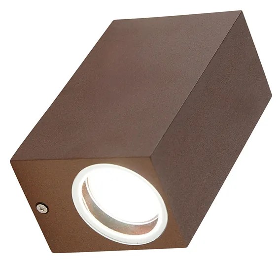 Candeeiro de parede industrial castanho enferrujado 2 luzes IP44 - Baleno Clássico / Antigo,Country / Rústico,Industrial