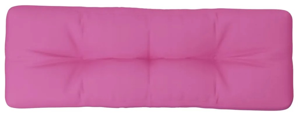 Almofadão para sofá de paletes 120x40x12 cm tecido rosa