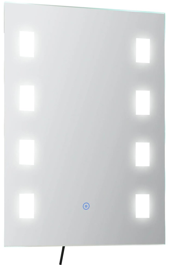 Espelho Casa de Banho com Luz LED 14,5W 70x50 cm Espelho para Casa de