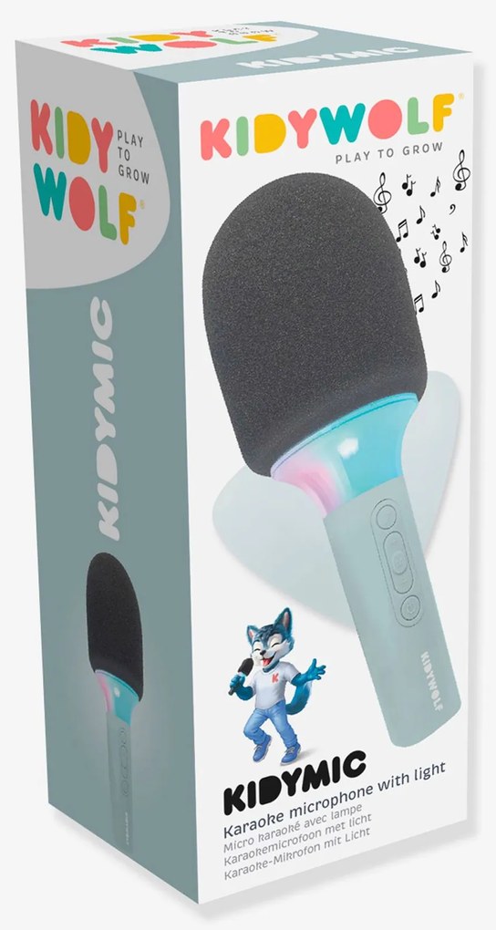 Microfone karaoke Kidymic - KIDYWOLF verde
