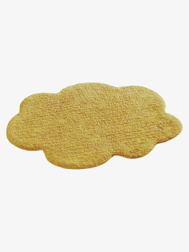 Tapete nuvem amarelo escuro liso