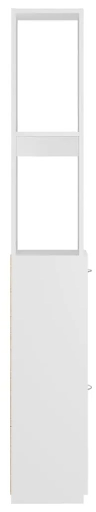 Armário casa de banho 25x26,5x170cm derivados de madeira branco