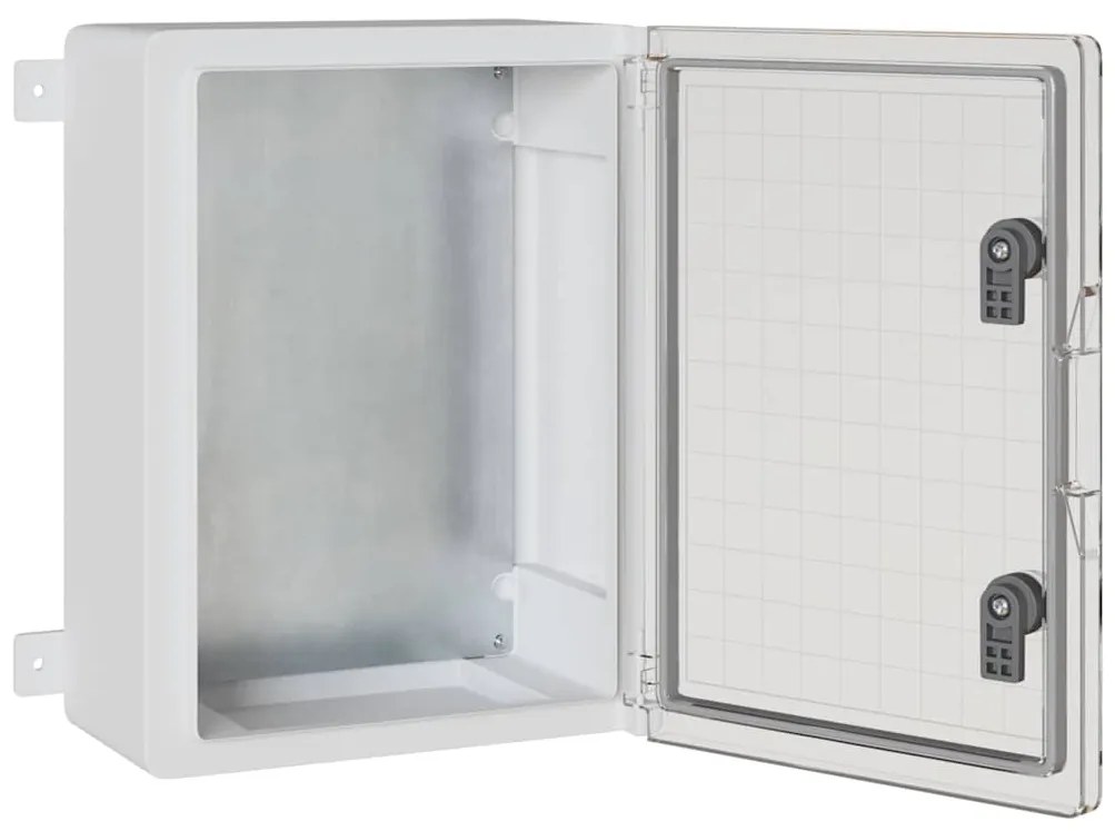 Armário de Controle IP65 à Prova d'Água Cinza 30x16,5x40 cm de Plástic