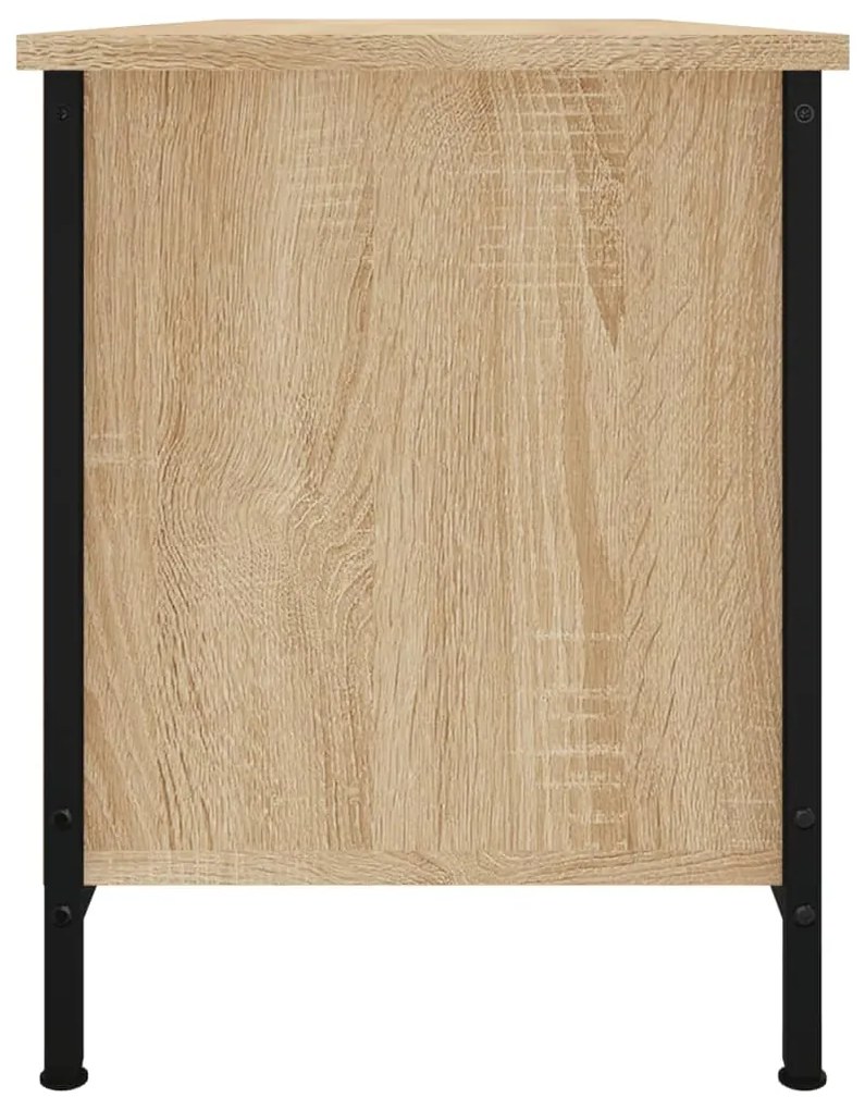 Móvel TV c/ portas 102x35x45cm deriv. madeira carvalho sonoma