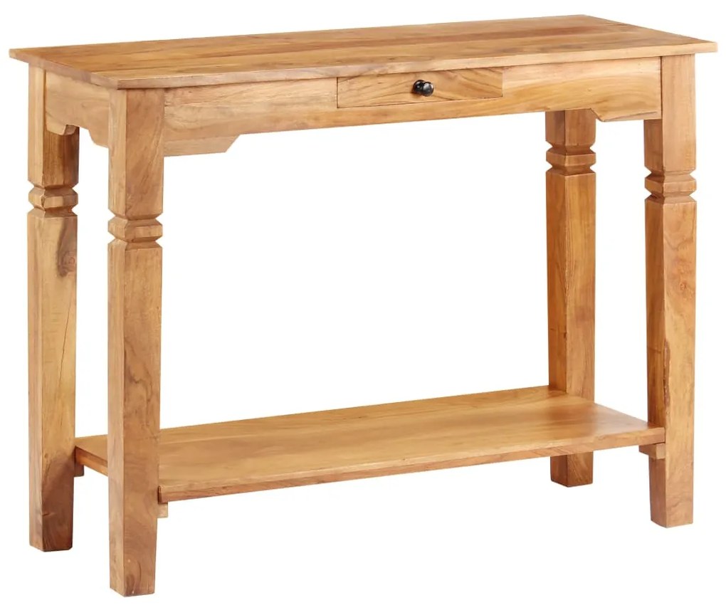 Mesa consola 100x40x76 cm madeira de acácia maciça