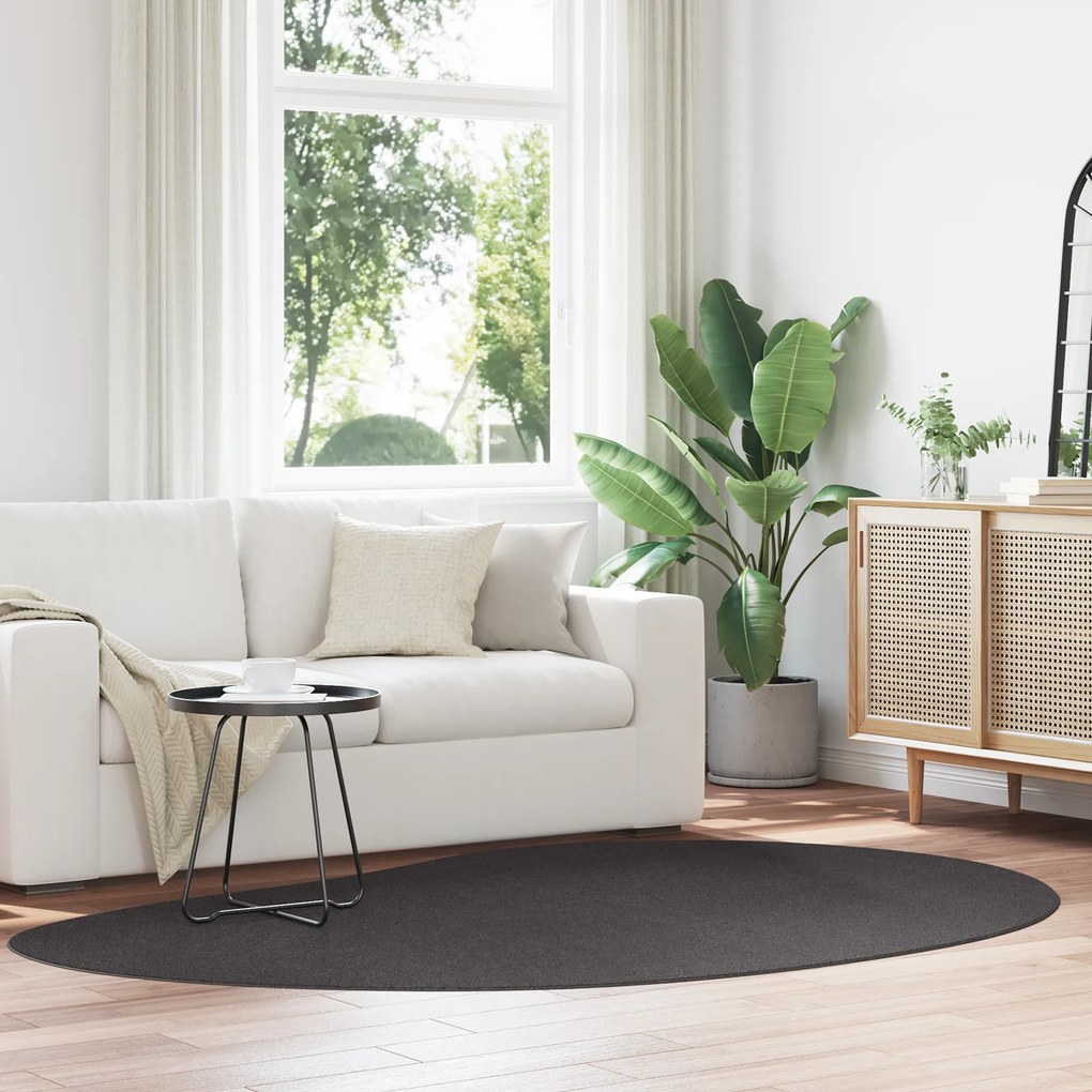 vidaXL Tapete 'HUARTE'de pelagem curta, suave e lavável antracite 160x230 cm