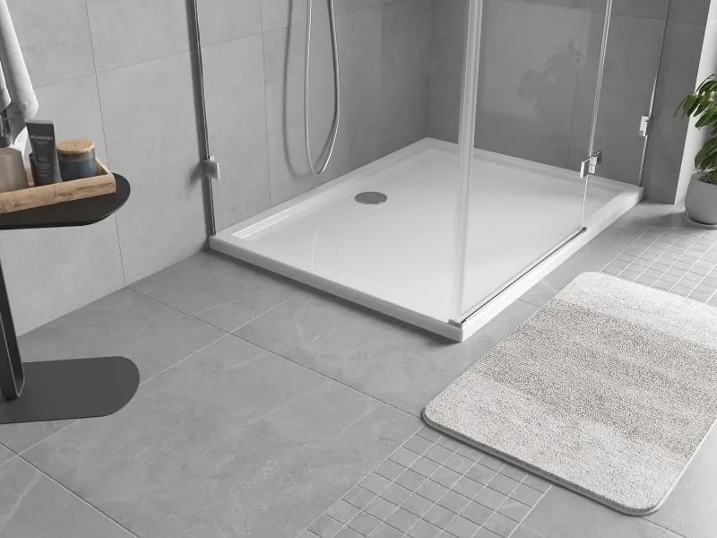 Mexen Flow base de duche retangular slim 90 x 85 cm, branco brilho - 46R108590