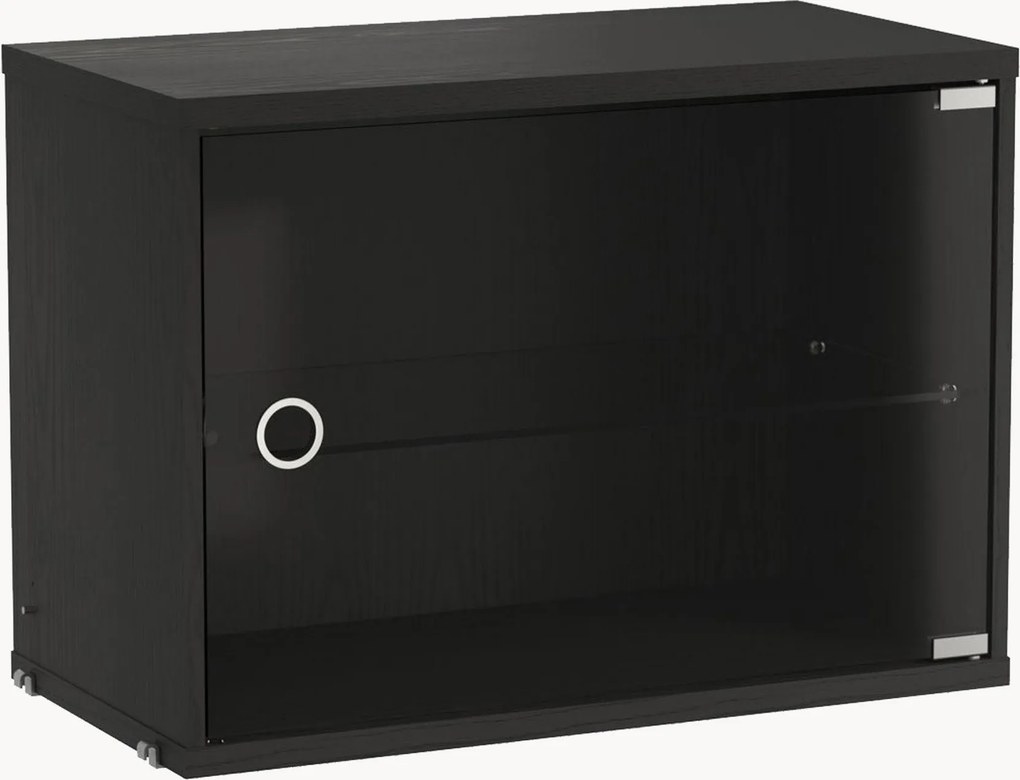 Vitrine com porta de vidro String System, L 58 x P 30 cm