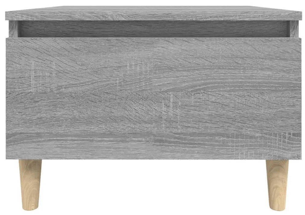 Mesa de apoio 50x46x35 cm derivados de madeira cinzento sonoma