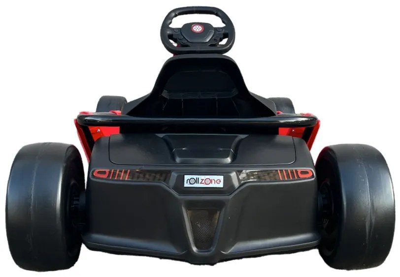 Kart elétrico Infantil drift Go-Kart, potência 24V Vermelho