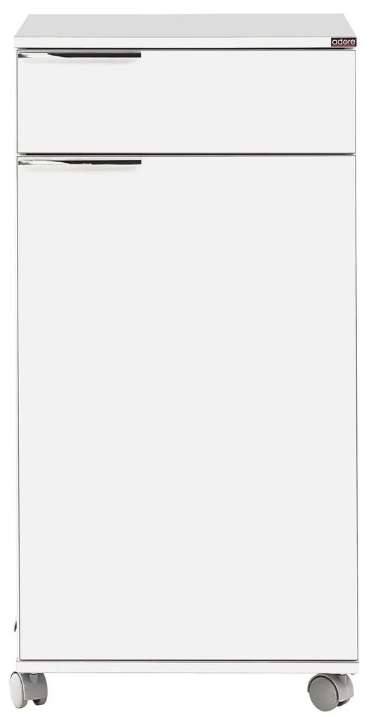 Arquivador de Escritório "Bianco" - Design Moderno - Branco - 50x100x4