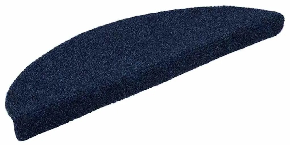 Tapetes escada autoadesivos 15pcs 56x17x3cm azul-marinho