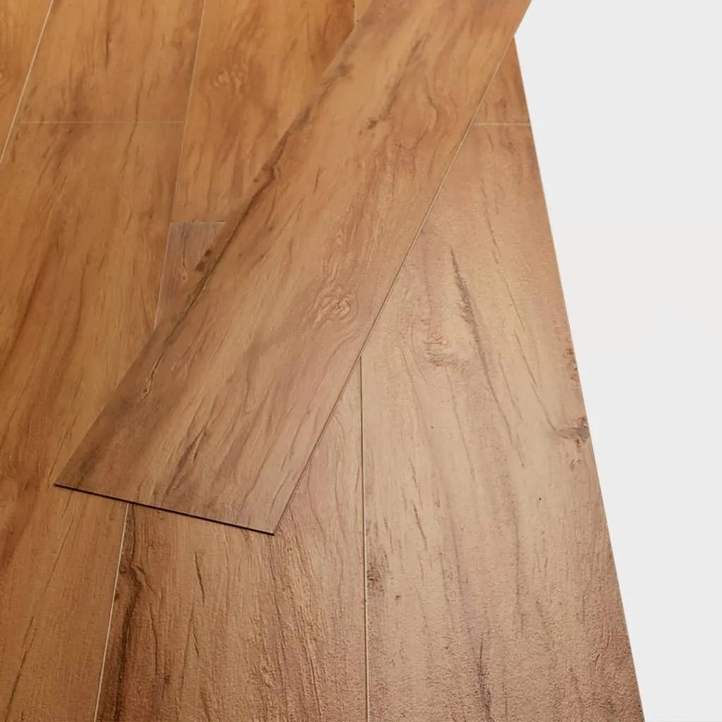 Tábuas soalho não-autoadesivas PVC 5,26 m² 3 mm olmo natureza
