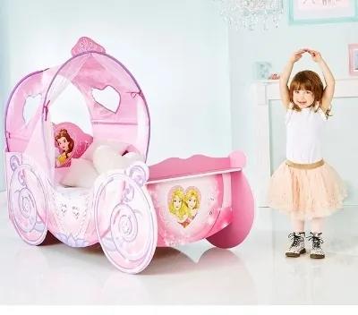 Cama carruagem para crianças Princesas da Disney